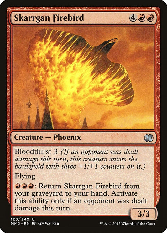 Image for Skarrgan Firebird (123) (MM2) - Magic: The Gathering