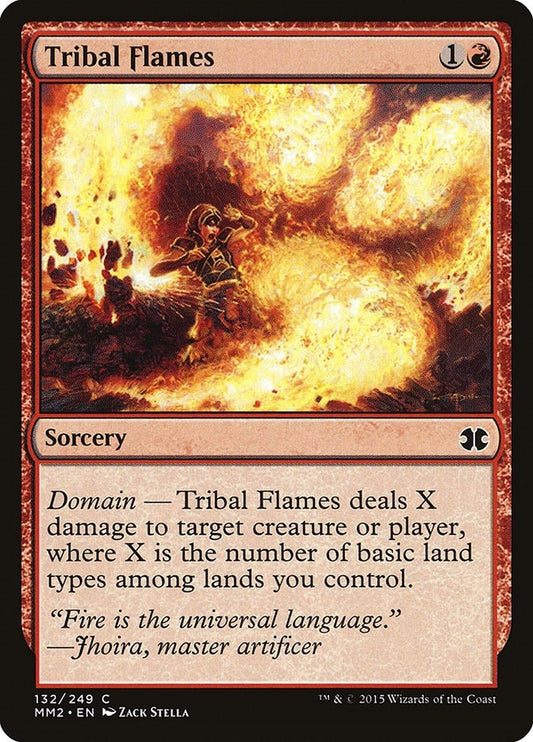 Image for Tribal Flames (132) (MM2) - Magic: The Gathering