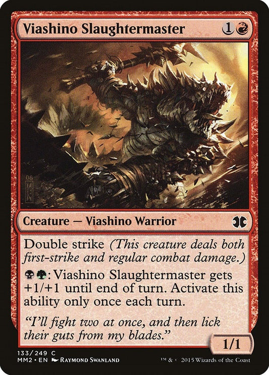 Image for Viashino Slaughtermaster (133) (MM2) - Magic: The Gathering