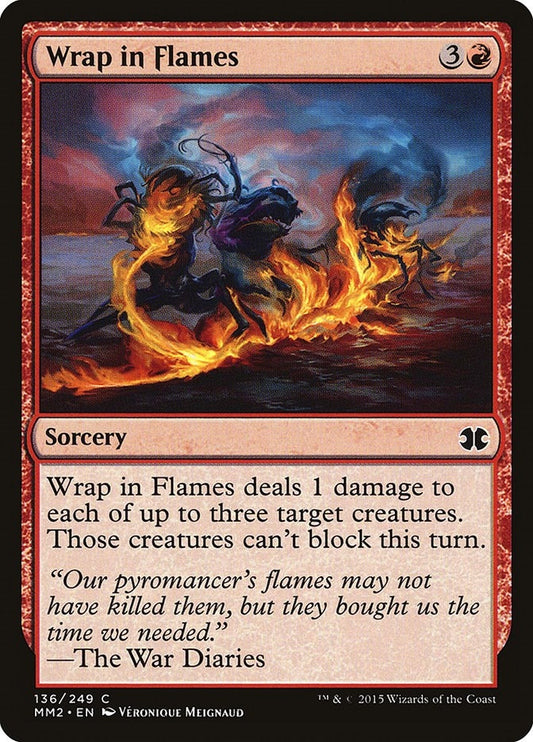 Image for Wrap in Flames (136) (MM2) - Magic: The Gathering