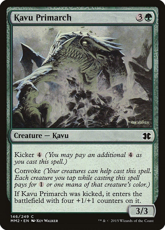 Image for Kavu Primarch (146) (MM2) - Magic: The Gathering