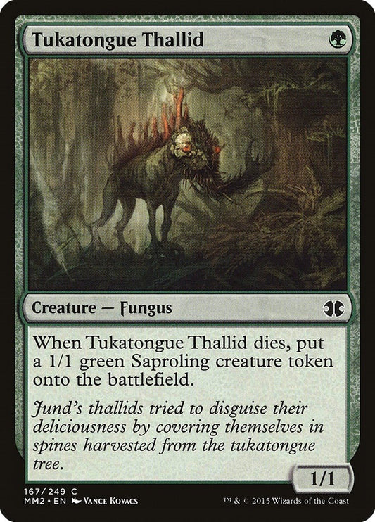 Image for Tukatongue Thallid (167) (MM2) - Magic: The Gathering