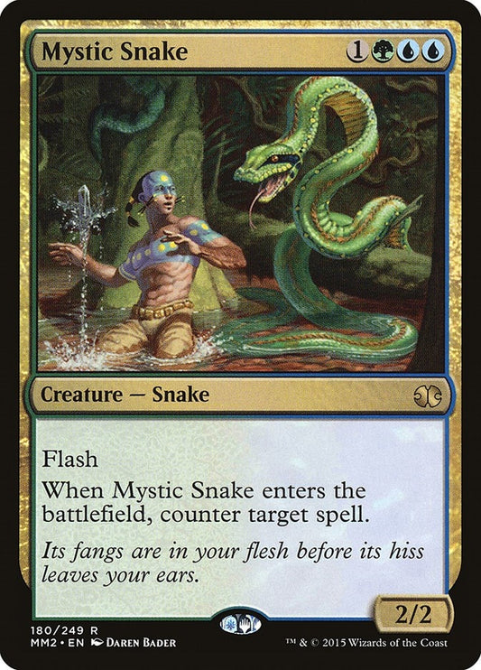 Image for Mystic Snake (180) (MM2) - Magic: The Gathering