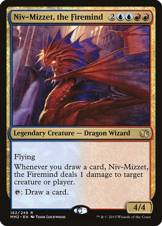 Image for Niv-Mizzet, the Firemind (182) (MM2) - Magic: The Gathering