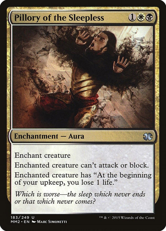Image for Pillory of the Sleepless (183) (MM2) - Magic: The Gathering