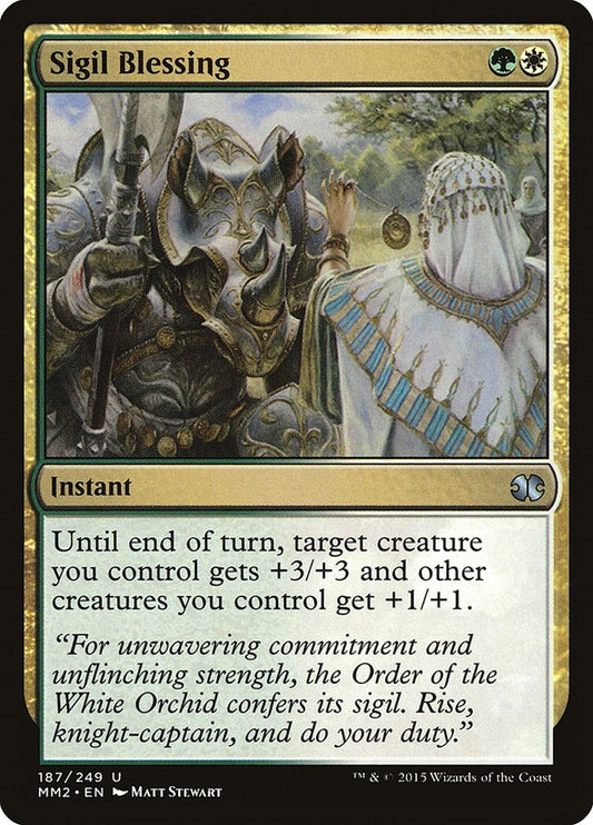 Image for Sigil Blessing (187) (MM2) - Magic: The Gathering