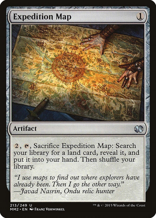 Image for Expedition Map (213) (MM2) - Magic: The Gathering
