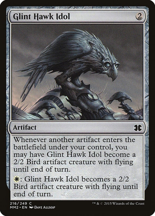 Image for Glint Hawk Idol (216) (MM2) - Magic: The Gathering