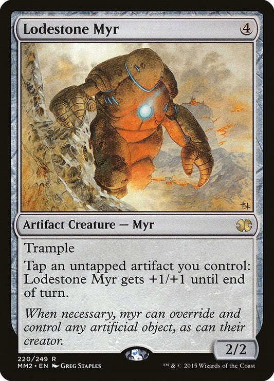 Image for Lodestone Myr (220) (MM2) - Magic: The Gathering