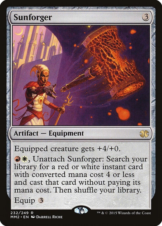 Image for Sunforger (232) (MM2) - Magic: The Gathering