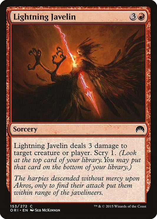Image for Lightning Javelin (153) (ORI) - Magic: The Gathering