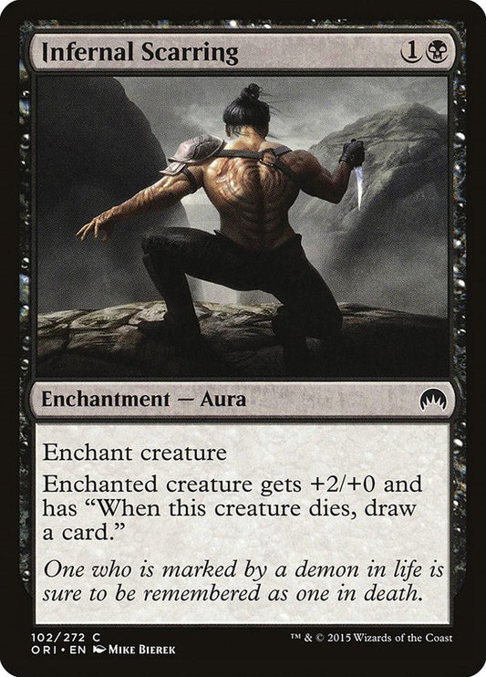 Image for Infernal Scarring (102) (ORI) - Magic: The Gathering
