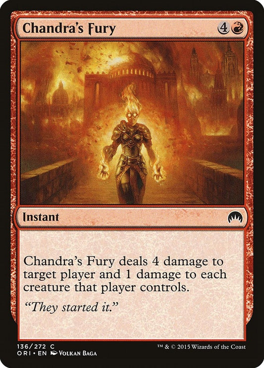 Image for Chandra's Fury (136) (ORI) - Magic: The Gathering
